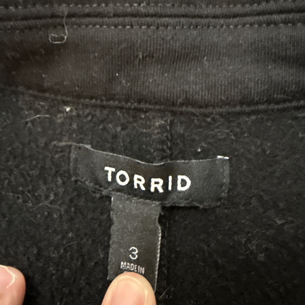 Torrid Black Blazer Jacket Single Button Plus Siz… - image 6